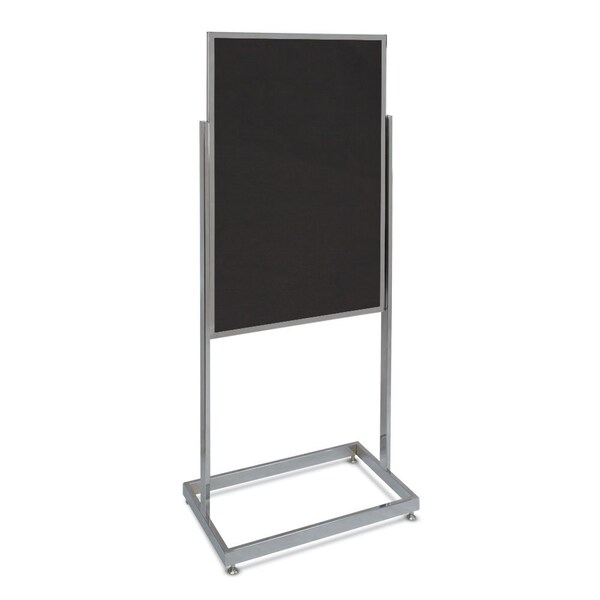 Sliding Door Indoor Enclosed Corkboard, 4, UV9025ACS4824-BRONZE-CLOUD